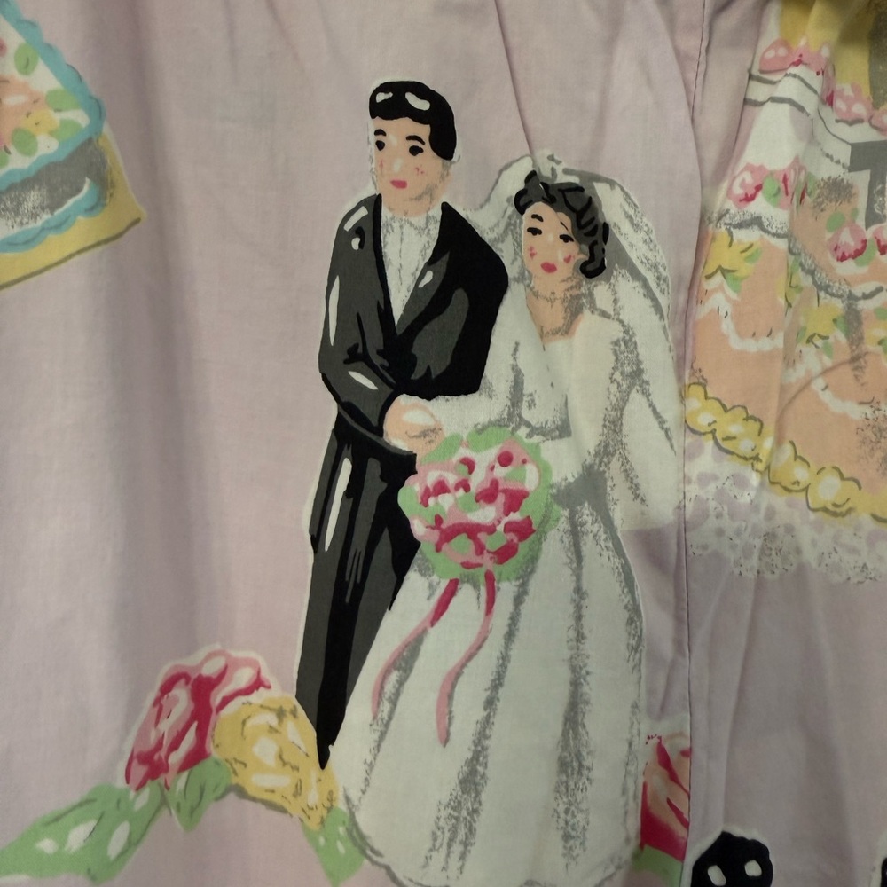 Nick & Nora Lavender Bridal Print Pajama Pants - Picture 2 of 8